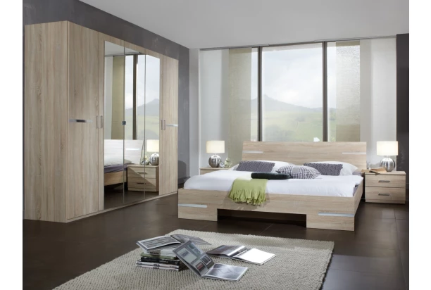 Zostava spálne Anna 180x200 cm, dub sonoma