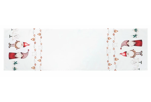 Behúň na stôl Vianočné škriatkovia, 150x40 cm