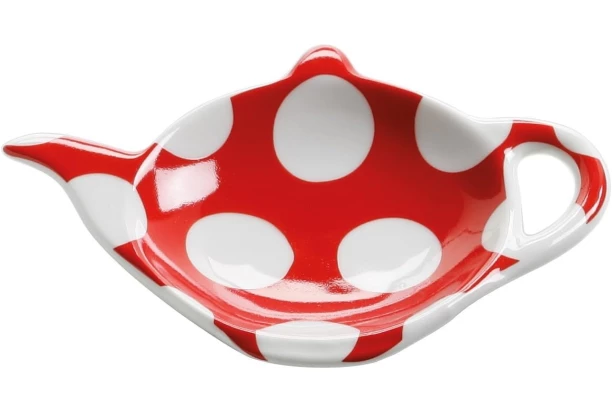 Odkladač na čajové vrecko Polkadot, bodkovaný