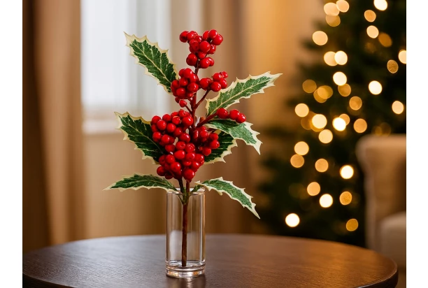 Vianočná kvetina Cezmína 30 cm, červená