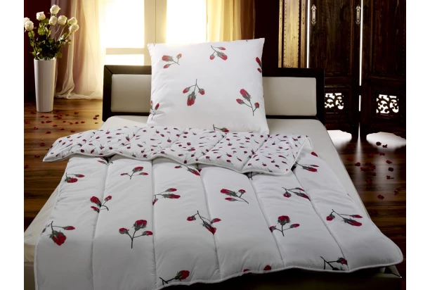 Posteľný set Romantik, vzor ruže