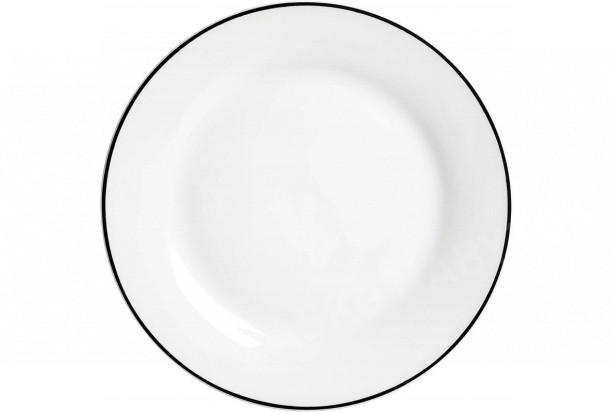 Dezertný tanier 20,5 cm Lineo, biely