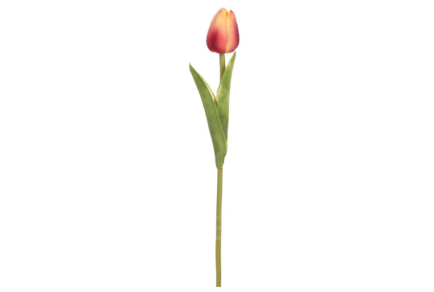 Umelý kvet Tulipán 34 cm, ružovo-žltý