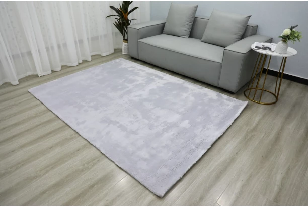 Koberec Mossy 160x230 cm, strieborný