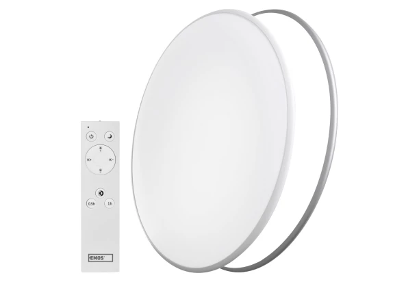 Stropné/nástenné LED osvetlenie Alvi 36 cm s rámčekom, a ovládačom