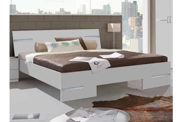 Dvojlôžková posteľ Anna 180x200 cm, biela