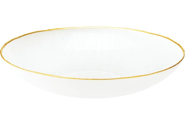 Misa Dia 30 cm, biela/zlatá