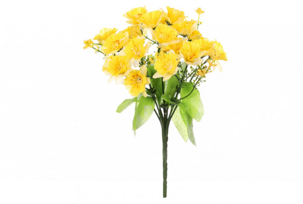 Umelá kytica Narcisy, žltá