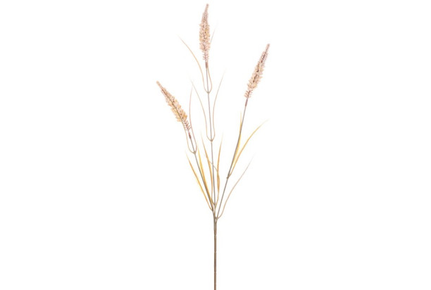 Umelá kvetina Vetva pšenice 75 cm, krémová