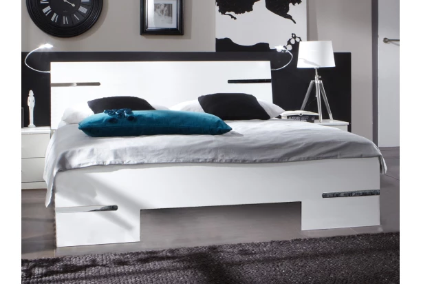 Dvojlôžková posteľ Anna 160x200 cm, biela