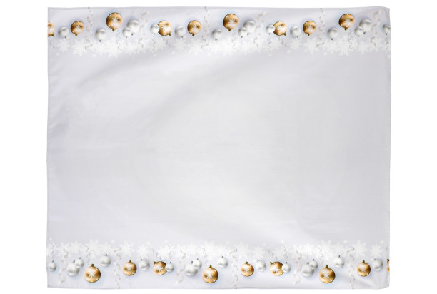 Obrus 160x130 cm, motív vianočnej ozdoby