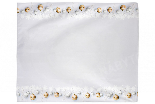 Obrus 160x130 cm, motív vianočnej ozdoby