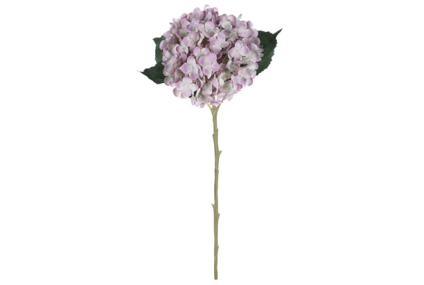 Umelá kvetina Hortenzia 50 cm, fialová