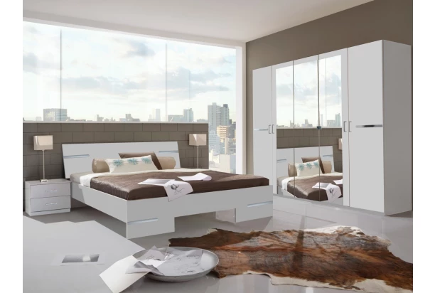 Zostava spálne Anna 180x200 cm, biela