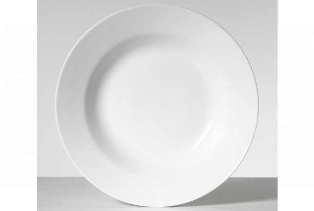 Hlboký tanier biely, 23 cm