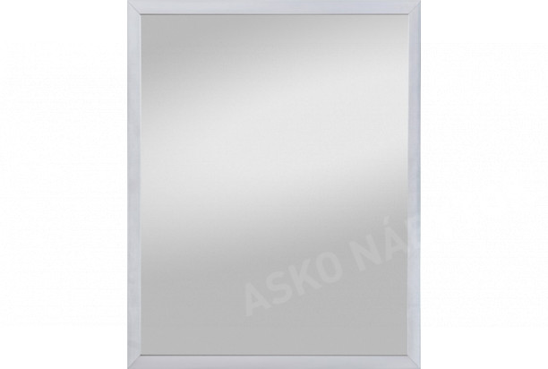 Nástenné zrkadlo Bente 42x52 cm, nerezový vzhľad