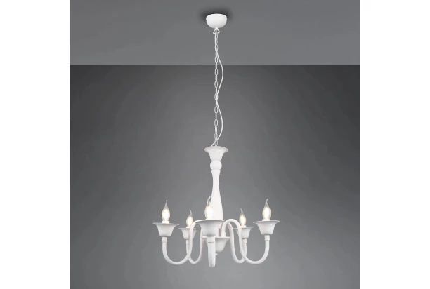 Luster Elsa 56 cm, biely