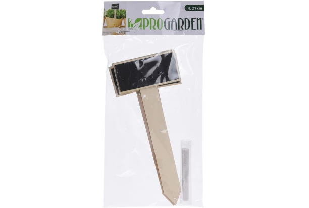 Štítky na rastliny 21 cm, tabule s kriedou (4 ks)