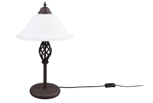 Stolová  lampa Rustica 50 cm, hrdzavá