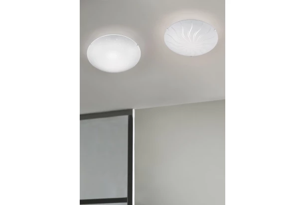 Stropné LED osvetlenie Gemma 30 cm, biele