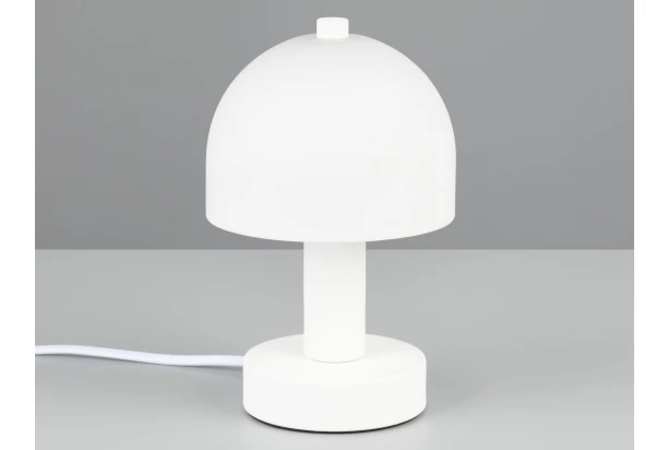 Stolová lampička Glenn, biela