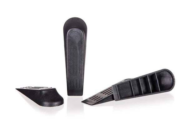 Súprava dverných zarážok 4 ks, čierne