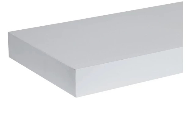 Nástenná polica Basic 90 cm, biela
