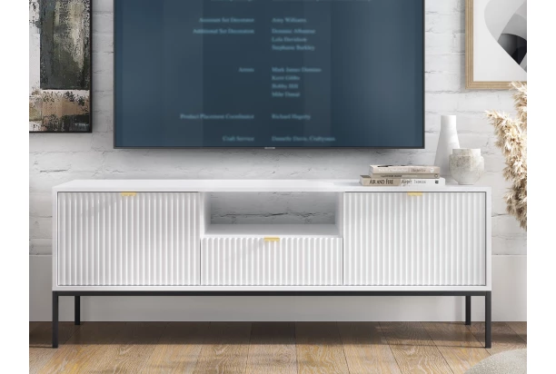 TV skrinka Nova, biela