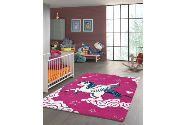 Koberec Diamond Kids 120x170 cm, létající jednorožec