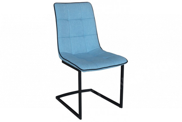 Jedálenská stolička Ravenna, modrá látka