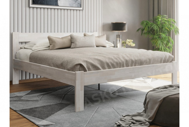Predĺžená posteľ Mystic 160x210 cm, bielený buk