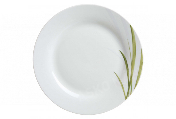 Plytký tanier 24 cm Aveda, motív tráva