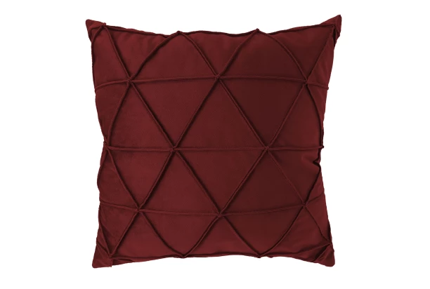 Dekoračný vankúš Vanessa 45x45 cm, bordó