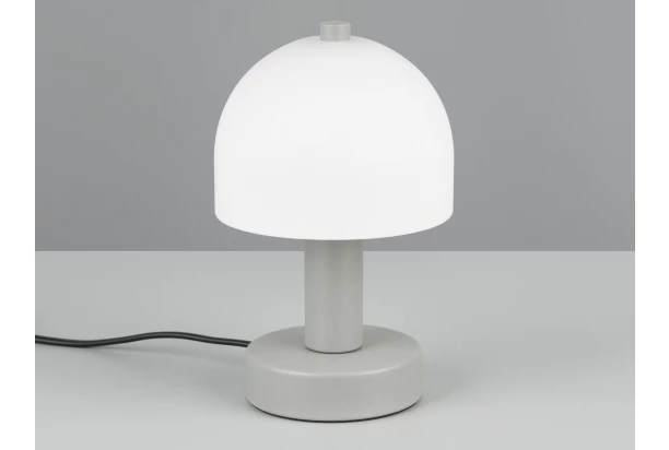 Stolná lampa Glenn, šedá