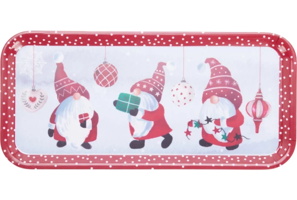 Servírovacia tácka Vianoční škriatkovia