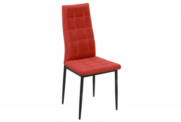 Jedálenská stolička Lola, červená látka