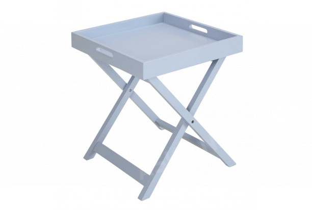 Odkladací stolík Tray,bledo modrý