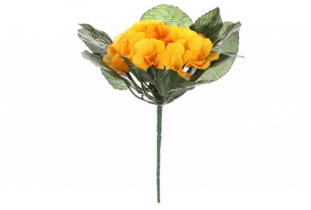 Umelá kvetina Prvosienka 23 cm, žltá