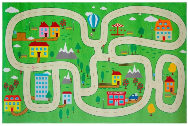 Detský koberec Cesty, 80x120 cm