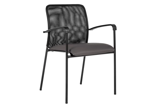 Konferenčná stolička Spider, šedá látka