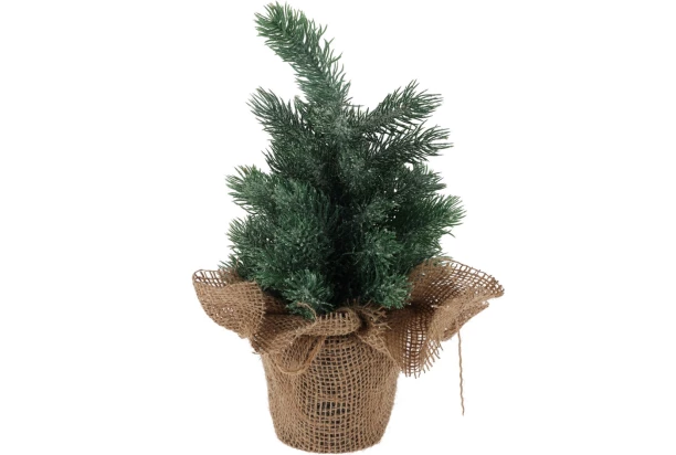Vianočna dekorácia Zasnežený stromček, 30 cm