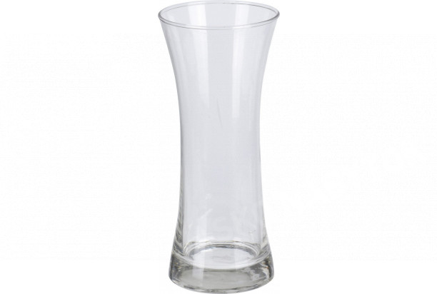 Sklenená váza/svietnik 25 cm