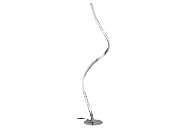 Stojacia lampa Rubin, LED, RGBW, imitácia krištáľov