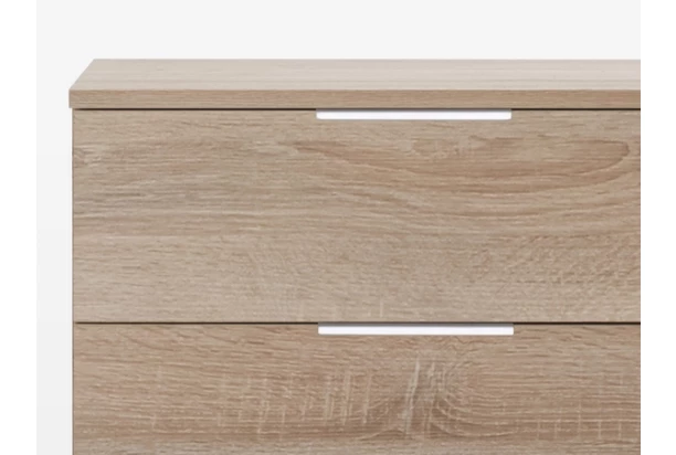 Nočný stolík Easy Plus, 2 zásuvky, dub sonoma