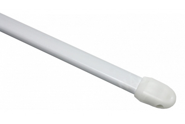 Vitrážna tyčka Easy 80-115 cm, plochá biela