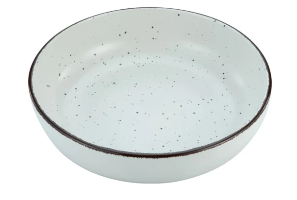 Tanier/miska Modern Fashion Stone 18 cm, krémová