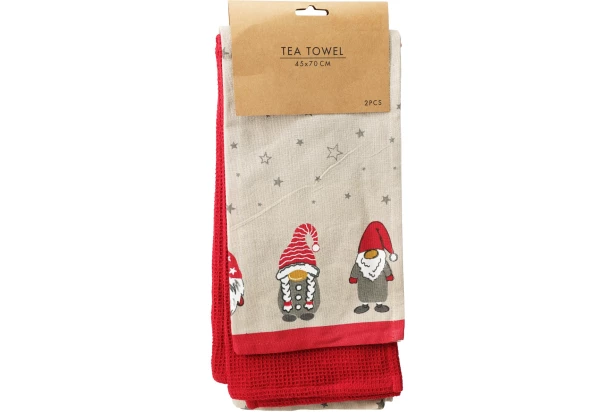 Vianočná utierka 45x70 cm, trpaslíci