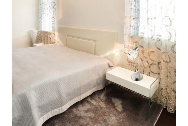 Stolová lampa Kris, sklenený krištáľ