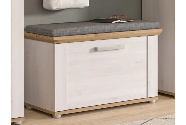 Predsieňová lavica na topánky Verona, smrekovec/dub artisan