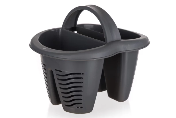 Odkvapkávač na príbory myKitchen, antracit